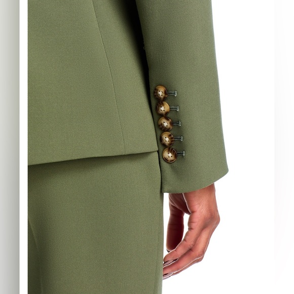 Veronica Beard Miller Dickey Blazer in Stone Army - Picture 7 of 9